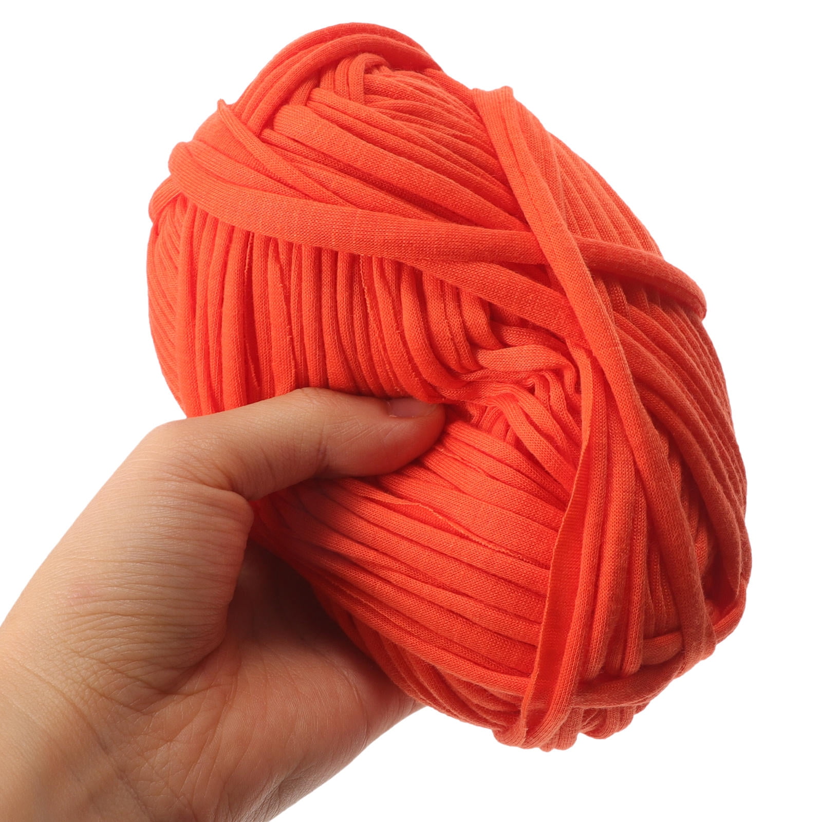Raindrops Handmade Orange Crochet Yarn for Knitting, Crafting, Projects, and Unique Home Decor Creations