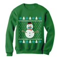 thumbnail image 1 of Tstars Christmas Snowman Face Mask Quarantine 2020 Ugly Christmas Women Birthday Gift Sweatshirt, 1 of 3