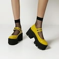 thumbnail image 6 of Facrlt Women's Leather Shoes Strapes Vintage Mary Janes Doll Shoes, 6 of 6