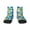 2 Black-2, variant on Cartoon Monster Pattern Quarter Crew Socks,Toe Seamed Ankle Socks,Cotton Cushioned Breathable Athletic Crew Sports Socks