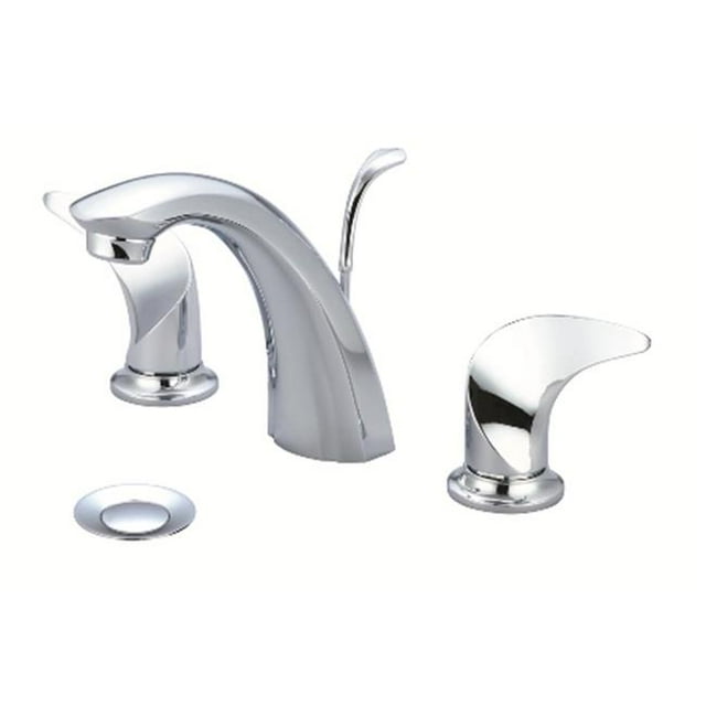 Just JLR-701-DA Two Handle Bathroom & Lavatory Widespread Faucet, Polished Chrome