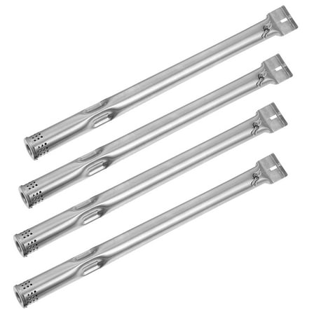 Baluue 4Pcs Gas Grill Burner Tubes Stainless Steel with Heat Resistant Features