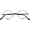 Black, variant on Agstum Pure Titanium Retro Round Gold Eyeglasses Frame without Nose Pads