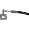 thumbnail image 4 of KarParts360 For Mercury Grand Marquis 1998 99 00 01 2002 Brake Hydraulic Hose | EPDM Rubber | Black | Flexible Hose | Treated Steel End 1 | Stamped Steel Bracket | For 1W7Z-2078-AA, F8AZ-2078-AB, 4 of 5