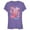 Purple, variant on Junior's Turning Red Kanji Red Panda  Graphic Tee Purple Large