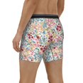 thumbnail image 3 of Rocae Trendy Floral Design for Stretch Moisture-Wicking Underwear,Men's Underwear Boxer Briefs X-Large, 3 of 9