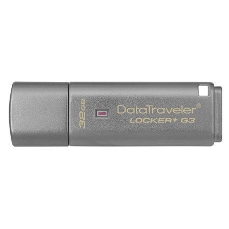 kingston digital 32gb data traveler locker + g3, usb 3.0 with personal data security and automatic cloud backup (Best Cloud Backup Service For Business)