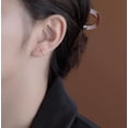 thumbnail image 2 of Solid 925 Sterling Silver Bow Stud Earrings for Women Teens Ribbon Stud Earrings Bowknot, 2 of 11