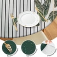 thumbnail image 4 of Green Boho Geometric and Plant Pattern (4) Round Fitted Tablecloth with Elastic Edge,Dining Table Cover Waterproof,Outdoor Round Tablecloth for Camping,Dining,Indoor and Outdoor, 4 of 7