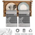 thumbnail image 5 of Dark Gray Starfish Kitchen Towels Set of 4, Coastal Summer Beach Ocean Striped Absorbent Dish Towels for Kitchen, Microfiber Hand Towel, Quick Drying Tea Towel for Cleaning Decorative Dishcloths, 5 of 7