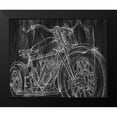 thumbnail image 2 of Harper, Ethan 18x15 Black Modern Framed Museum Art Print Titled - 3-UP Motorcycle Mechanical Sketch I, 2 of 5