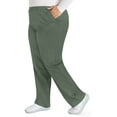 thumbnail image 6 of Dickies EDS Signature Scrubs Pant for Women Natural Rise Tapered Leg Pull-On Plus Size 86106, 3XL, Olive, 6 of 7