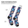 thumbnail image 2 of Lsque cool Skull colorful Pattern Sport Compression Socks for Men & Women 15-20 mmHg Knee High Nurse Pregnant Running Medical and Travel Athletic, 2 of 6