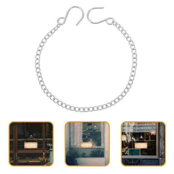 UPOUART 10Pcs Hanging Chain with S Hooks for Bird Feeders and Lanterns Decorative Metal Chains