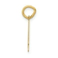 thumbnail image 2 of Finest Gold 14K Small Satin Number 4 Charm, 2 of 4
