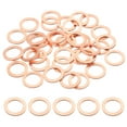 thumbnail image 1 of Kit de Arandelas de Cobre M14 de 35PCS, Arandela de Compresión de Cobre M14x20x1.5mm, Arandelas Planas Métricas, Anillo de Junta para Tapón de Drenaje de Aceite para Vehículos Automotrices, 1 of 6