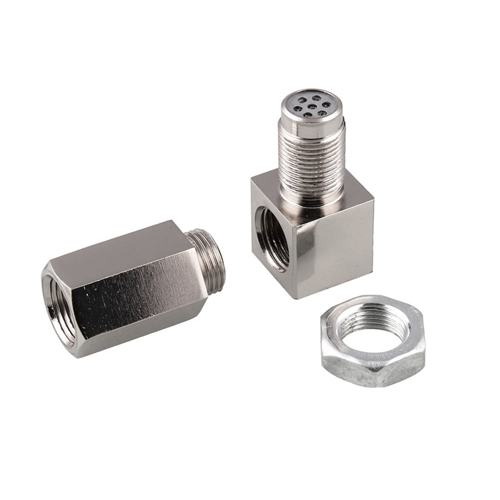 90° O2 Oxygen Sensor Spacer Engine Light CEL Check Bung Mini Catalytic Converter 90° O2 Oxygen Sensor Spacer Engine Light CEL Check Bung Mini Catalytic Converter