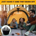 thumbnail image 3 of BUGGOFF Black Fly & Flying Insect Repellent Fan with Twin Blades, Table top & Hangable, Battery Powered or 5V Plug in, Batteries NOT Included. Safe Blades with Auto Stop, 3 of 7