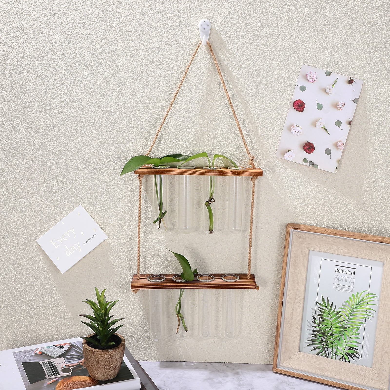 FRCOLOR Indoors Hanging Planters for Indoor Plants Wall Mount Decorations Newborn