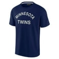 thumbnail image 2 of Unisex Navy Minnesota Twins Elements Super Soft Short Sleeve T-Shirt, 2 of 3