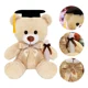 thumbnail image 1 of Oso Osito De Peluche Teo Graduado Premium Pelucheria Color Beige, 1 of 5
