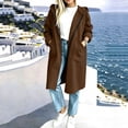 thumbnail image 2 of Womens Jackets Long Length Hooded Long Sleeve Pocket Zip-up Jacket, 2 of 4