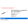 thumbnail image 2 of Rear Shock Absorber - Compatible with 2016 - 2022 Honda HR-V 2017 2018 2019 2020 2021, 2 of 2
