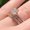 Rose Gold, variant on Square Zircon Rose Gold Ring: Elegant European & American Style Alloy Inlaid Artificial Gem, Womens Fashion Jewelry