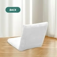 thumbnail image 6 of LKJYER Velvet Folding Floor Gaming Chair Cover Stretch Adjustable Floor Chair Slipcover Washable Padded Folding Gaming Sofa Chair Cover Floor Seating Lounge Chair Cover Protector for Living Room, 6 of 8
