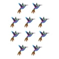 thumbnail image 2 of Colgante de pared Bearachild colibrí de hierro forjado decoración Universal colorido, 2 of 6