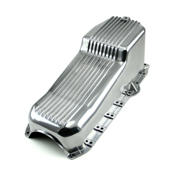 Speedmaster PCE300.1031.01 Compatible with Chevy SBC 350 1Pcs Rms 1986-Up P/Side Polished Finned Aluminum Oil Pan