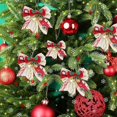 thumbnail image 4 of 8pcs Christmas Bows, Christmas Tree Bows, Christmas Bows Decoration, 4 of 5