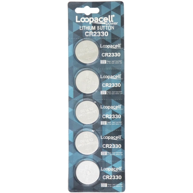 Pila de litio LOOPACELL CR2330 3V, paquete de 5