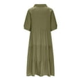thumbnail image 3 of Gspmoly Robes d'Été, Robe Longue Décontractée d'Été pour Femmes à Col Rond, Unie, Sans Manches, Robes d'Été pour Femmes en Liquidation, 3 of 5