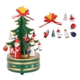 thumbnail image 4 of Regalos de Navidad, Caja de música navideña Caja musical de madera Caja de música navideña La mejor de su clase, 4 of 8