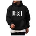 thumbnail image 1 of Gibobby Sudadera para Hombre Sudadera con Capucha Hombre Pulóver Liso Blusa(Negro,XG), 1 of 4