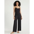 thumbnail image 2 of Joyspun Women's Ribbed Knit Pull On Sleep Pants, Sizes S to 3X, 2 of 6