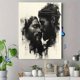 thumbnail image 4 of Qisvanset 12x16 Inch Jesus Heals Blind Man Canvas Wall Art, Modern Bible Sketch Boho Religious Home Decor, 4 of 8
