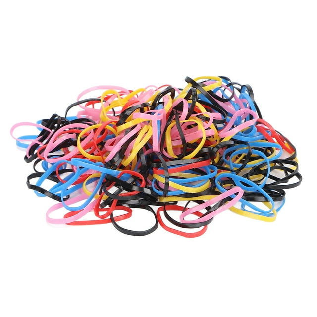 Elastic Bands, Disposable Strong Small Rubber Bands Soft For Various Hair Types
