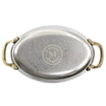 thumbnail image 5 of 6 PC Mini Vintage Oval Au Gratin Pan Set with Brass Handle, 5 of 7