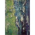 thumbnail image 1 of Unique Loom Tapis Estrella 8' x 11' Rectangle Bleu Marine/vert, 1 of 10