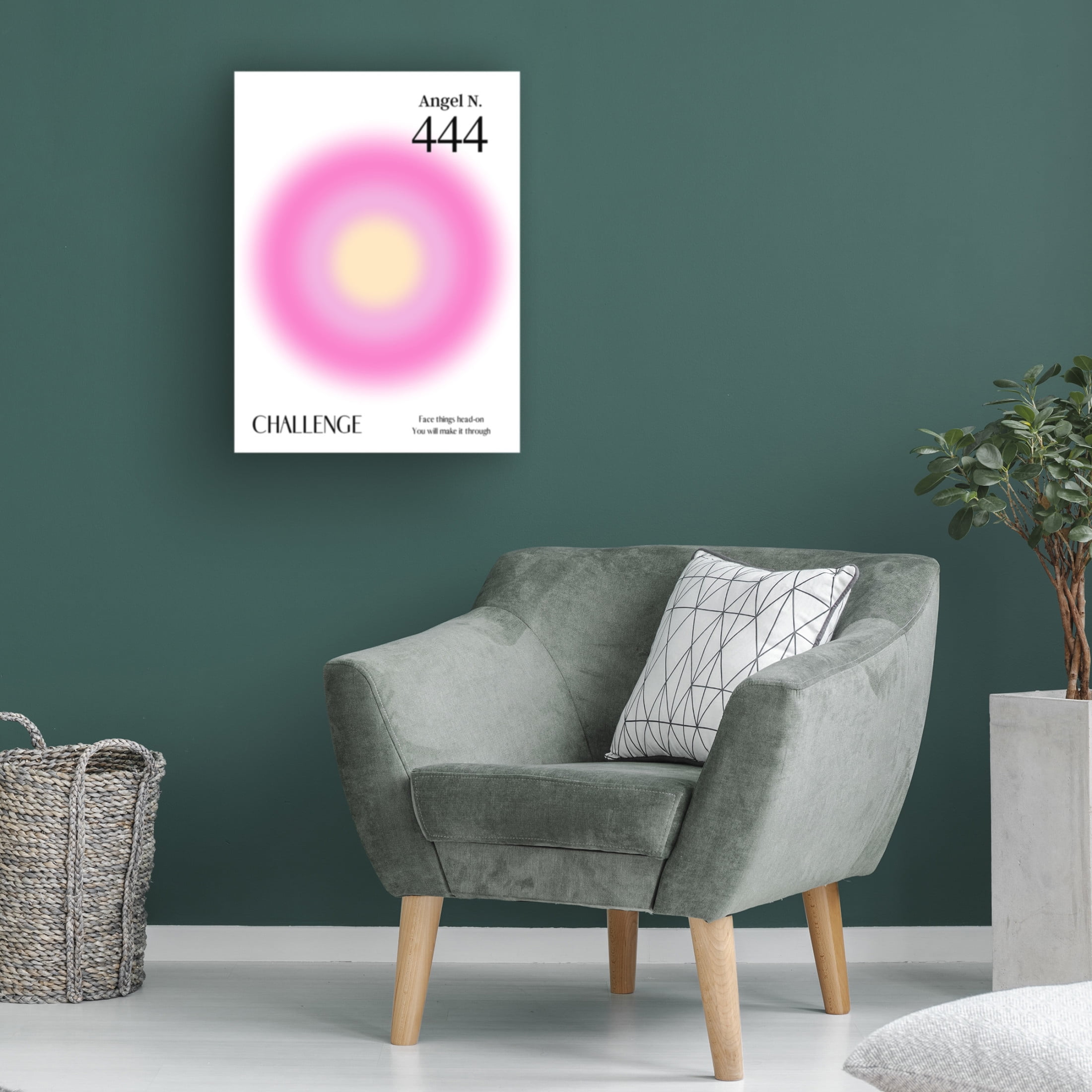 Trademark Fine Art Amelie Angel Number 444 Canvas Wall Art