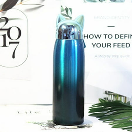 

Vacuum Insulated Mug 300ML Stainless Steel Coffee Thermals Mug Gradient Color Leak Proof Lasting Thermals Water Bottle New