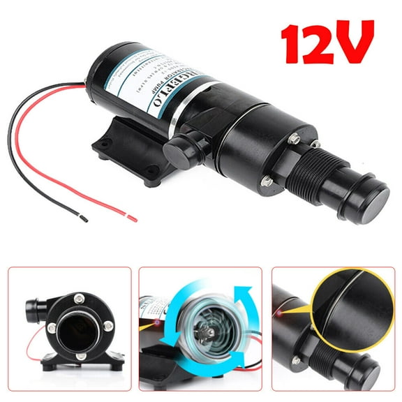Lift UP to 9.8 Feet Macerator Waste Water Pump Boat RV Marine 45L/min 12V