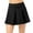 Black, variant on IROINNID Mini Comfort Waist Skirt For Women Fake Two-piece Plaid Running Casual Summer Yoga Pleated Tennis Skirt Print Skirt