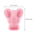 thumbnail image 2 of TEHAUX 2-Pack Silicone Fondant Molds for Cake Decorating, Cute Animal Shapes Baking Tools and Dessert, 2 of 8