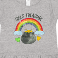thumbnail image 4 of Inktastic Gigi's Treasure St. Patrick's Day Rainbow and Gold Girls Toddler Dress, 4 of 5