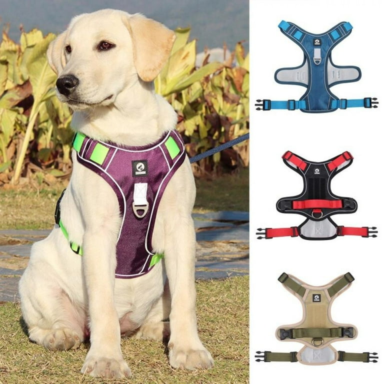 Reflective Heavy Duty Dog Pet Harness Adjustable Padded Extra Big Large Medium Small Dog Harnesses vest Husky Dogs Supplies
