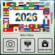 thumbnail image 2 of Bandera rosulasi Mundial 2026 150x89 cm para exterior, 2 of 7