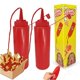 thumbnail image 4 of Puntoco Botellas de ketchup falsas y novedosas Botellas de ketchup Botellas de condimento Broma para el Día de los Inocentes, 4 of 5